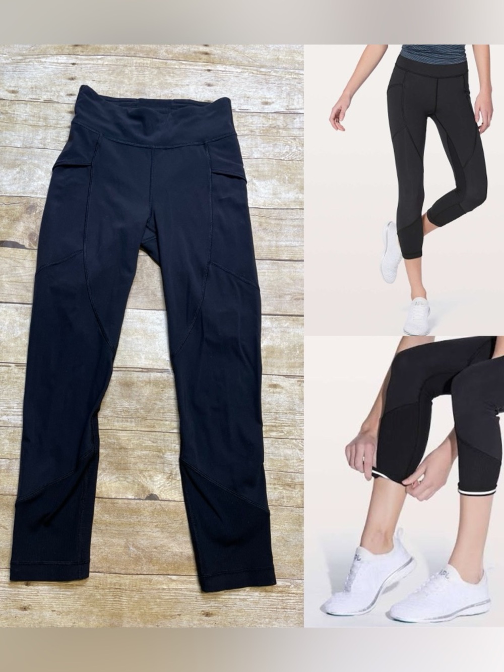 Lululemon Women’s Black Game Point  Leggings